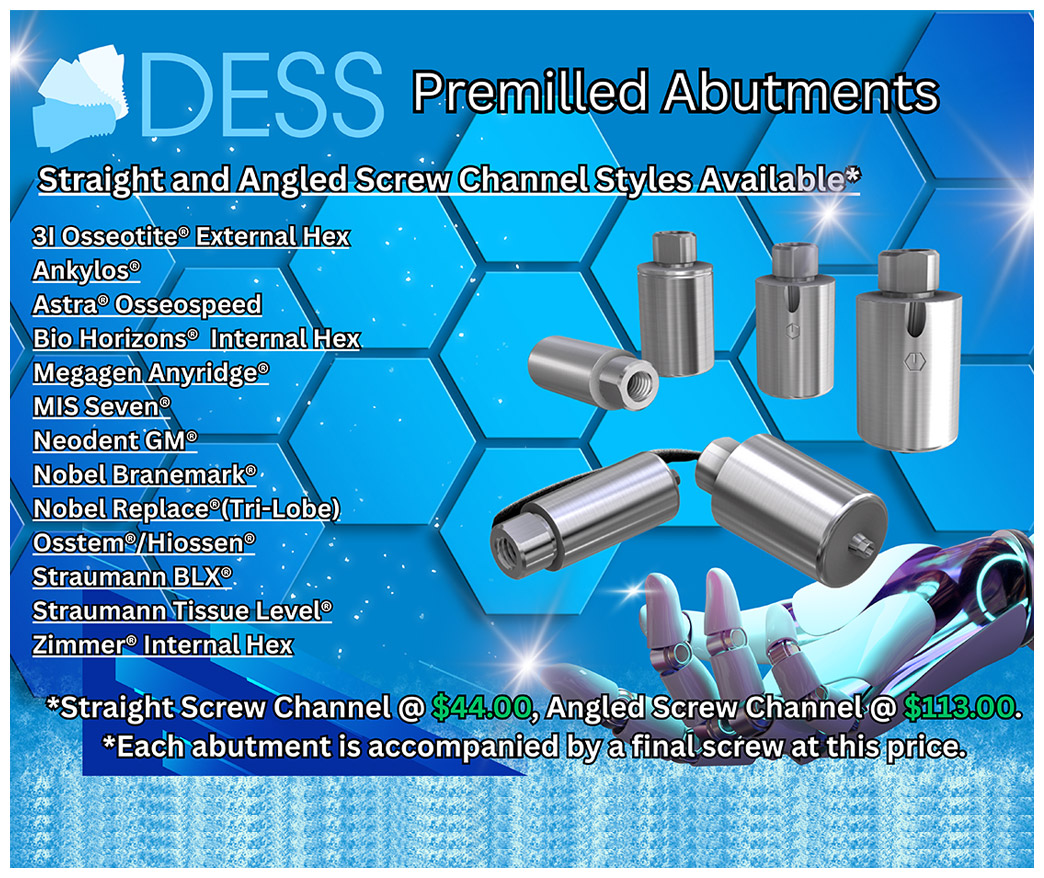 DESS Premilled Abutments